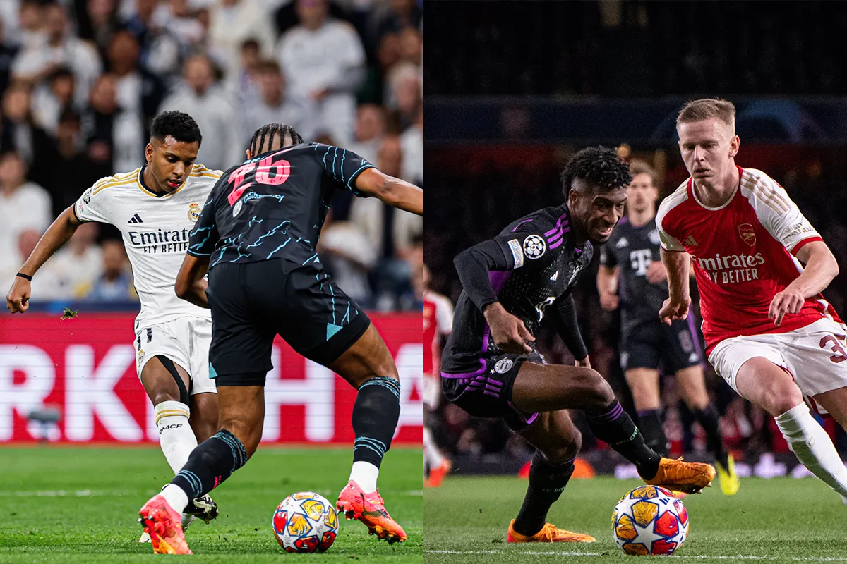 PARTIDAZOS. Real Madrid-Manchester City y Arsenal-Bayern Munich protagonizaron un fútbol de alto vuelo en el Viejo Continente. 