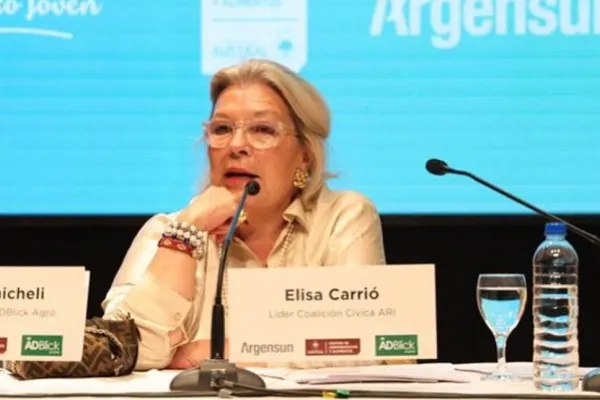 Carrió, contra el Gobierno: “Estamos frente al mayor ataque a la clase media de la historia”