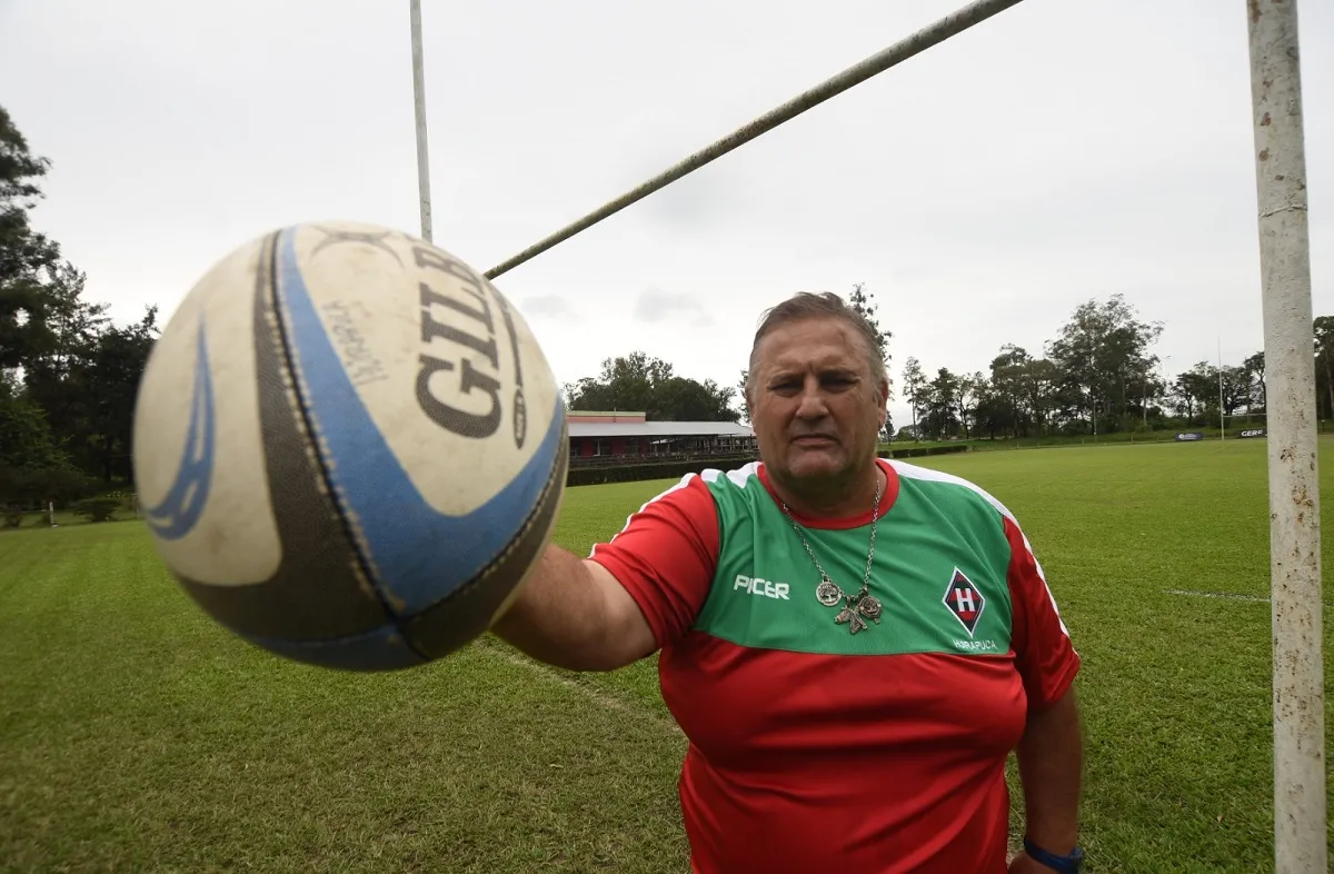 POSTURA. Estoy en contra del rugby profesional. Al rugby nunca lo vi como un trabajo, sino como una diversión, como una pasión