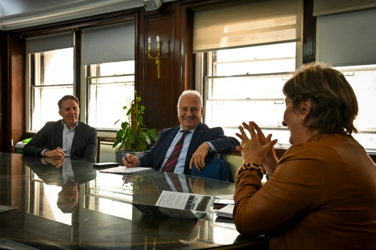 Reunión en la Secretaría de Ambiente.