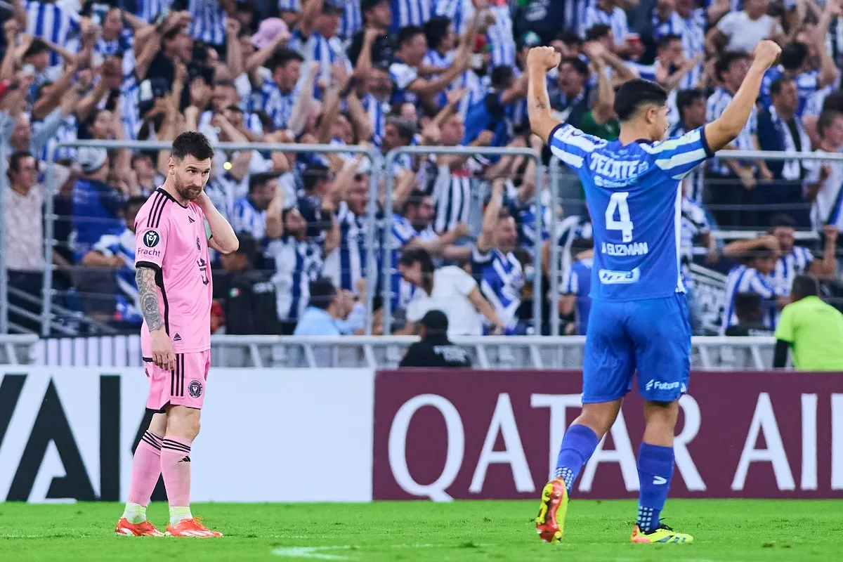 NO LO PUEDE CREER. Lionel Messi se lamentó por la eliminación de Inter Miami en los cuartos de final de la Concacaf Champions.