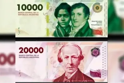 Cuándo entrarán en circulación los nuevos billetes de $10.000