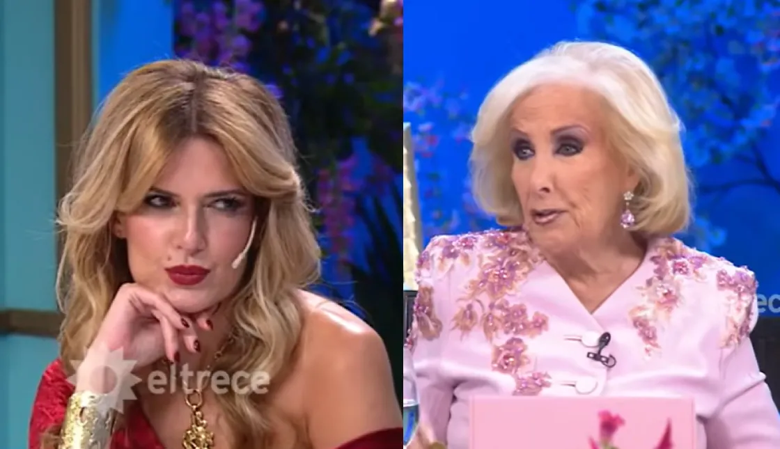 Una doble indagación de Mirtha que puso nerviosa a Isabel Macedo