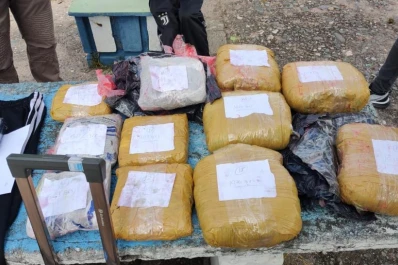 Habrían recibido $100.000 para traer 31 kilos de droga