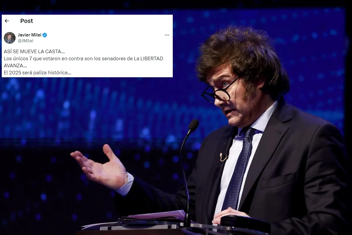 La dura crítica de Milei tras el fuerte aumento de la dieta de los senadores: “Así se mueve la casta”