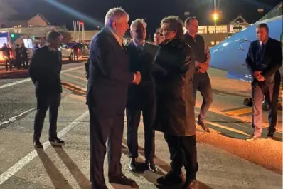 Javier Milei viajó a Bariloche en el avión Tango 11