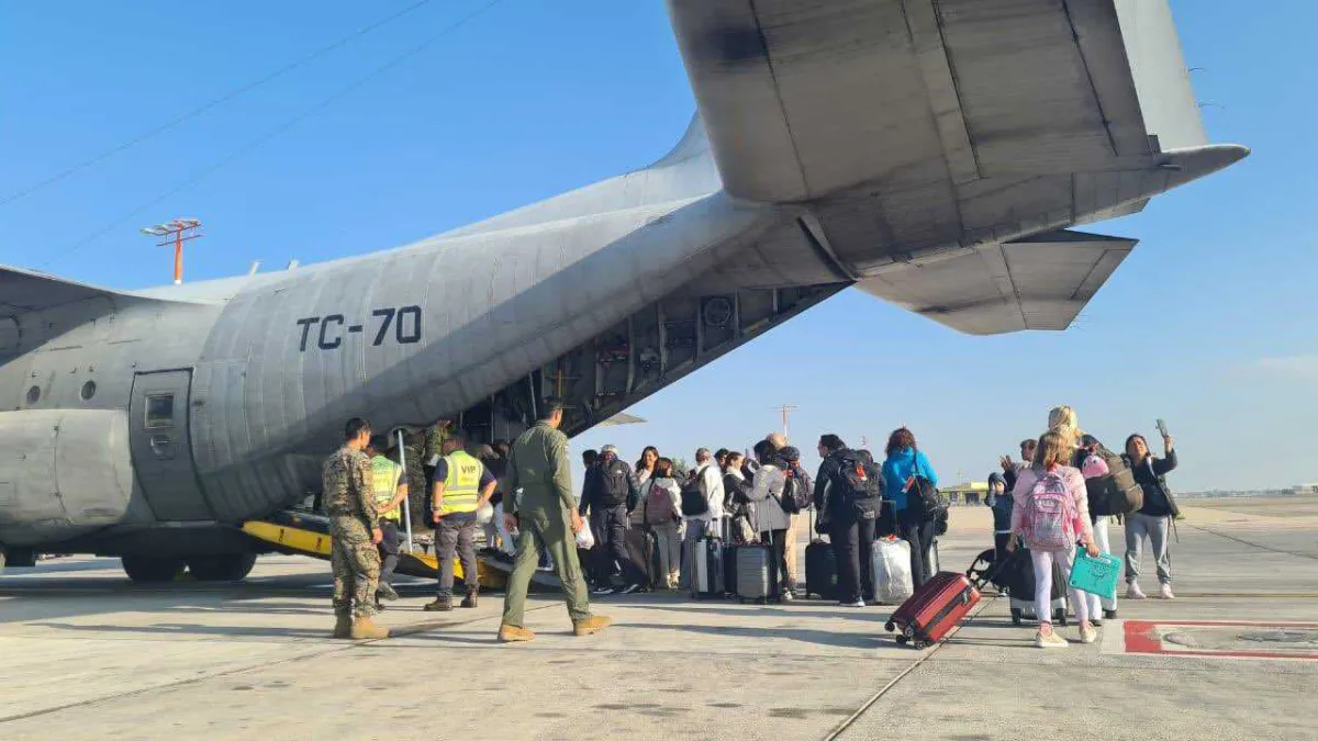 Federica Zeitune regresó de Israel en el primer vuelo del “Hércules”, en octubre de 2023 