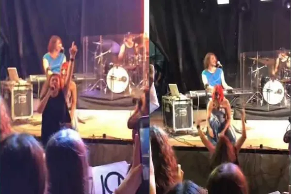 Tucumán Urban Indie: Fabiana Cantilo le dio el micrófono a una fanática y sorprendió a todos con su voz
