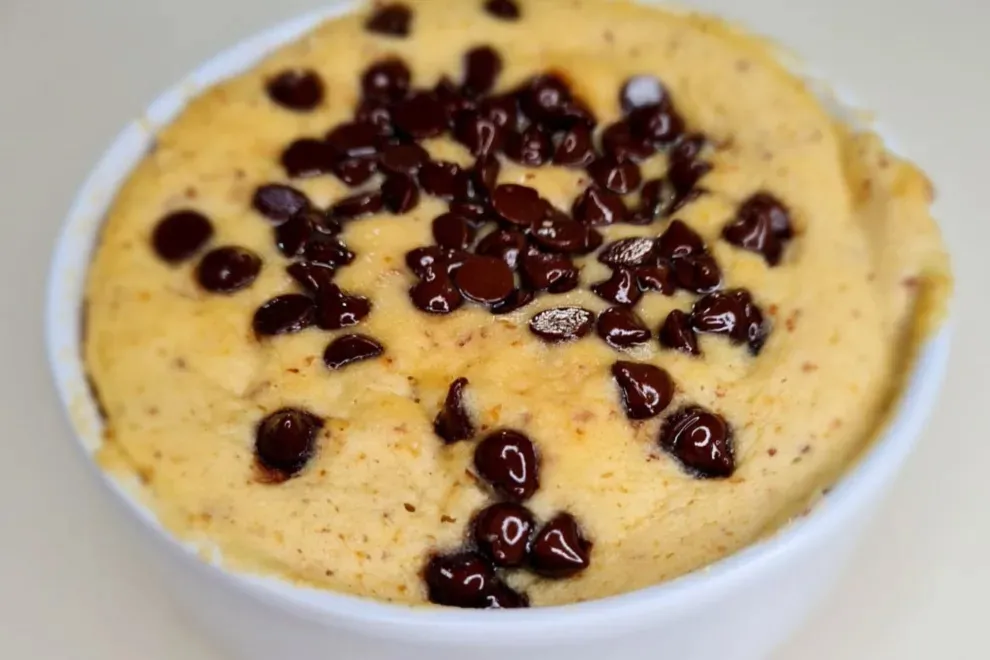 Torta de vainilla con chocolate: sin harina y sin azúcar. (Gentileza Eve Vidal)