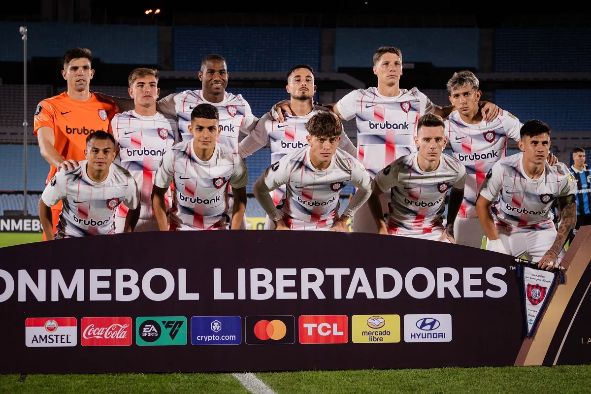 COMPLICADO. San Lorenzo tiene un sólo punto en el grupo F y está fuera de la zona de clasificación. Foto tomada de X.