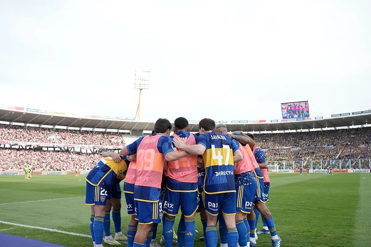 CONFIANZA. Boca llega a Brasil con la moral en alto después de la victoria en el Superclásico.