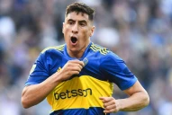 El regalo que recibió Merentiel de un compañero por sus goles a River