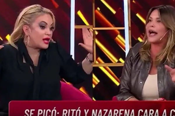 Video: María Eugenia Ritó y Nazarena Vélez protagonizaron un fuerte cruce