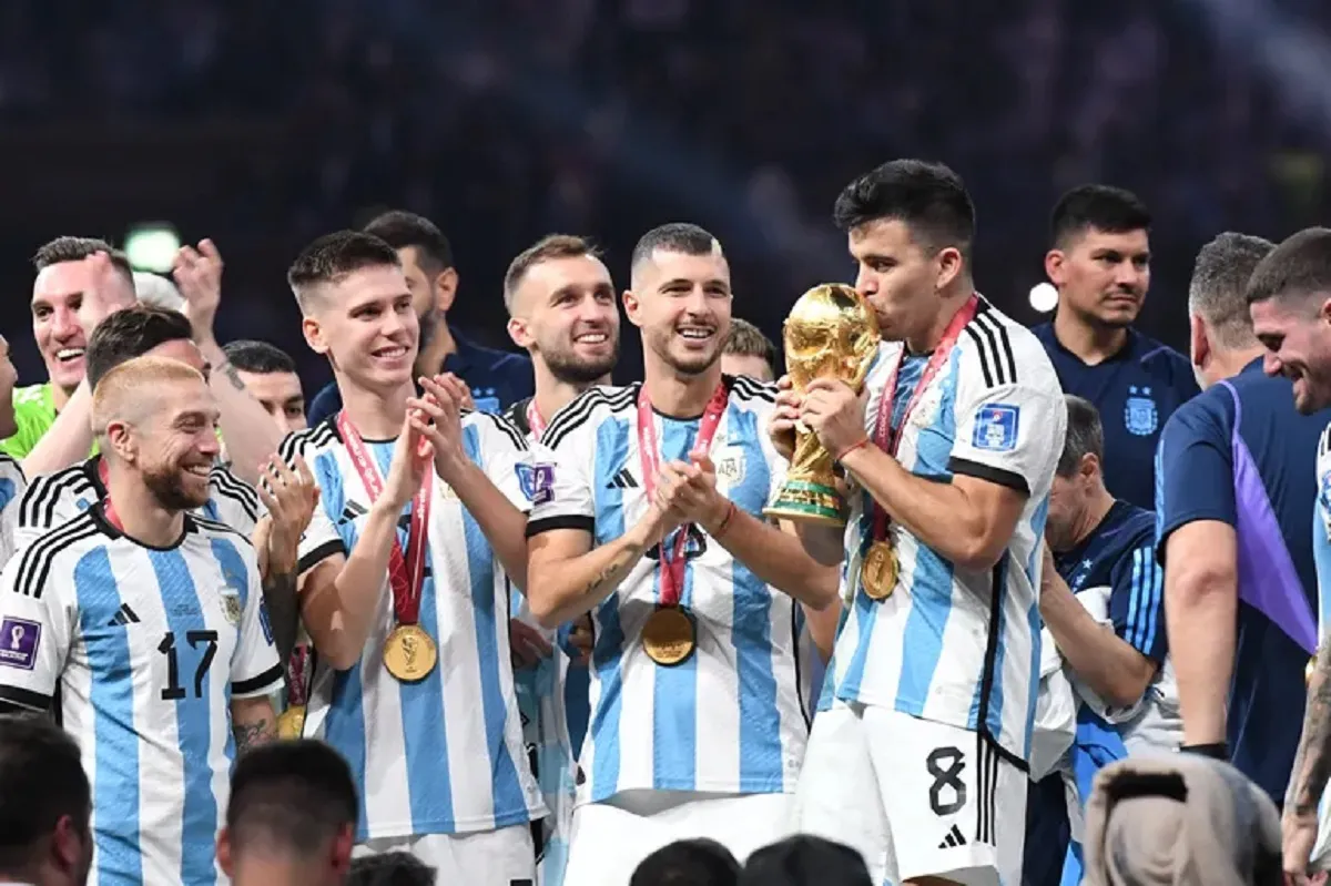 PIEZA CLAVE. Marcos Acuña fue una de las figuras de la Selección argentina durante el Mundial de Qatar 2022. 