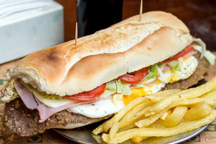 Sándwich de milanesa