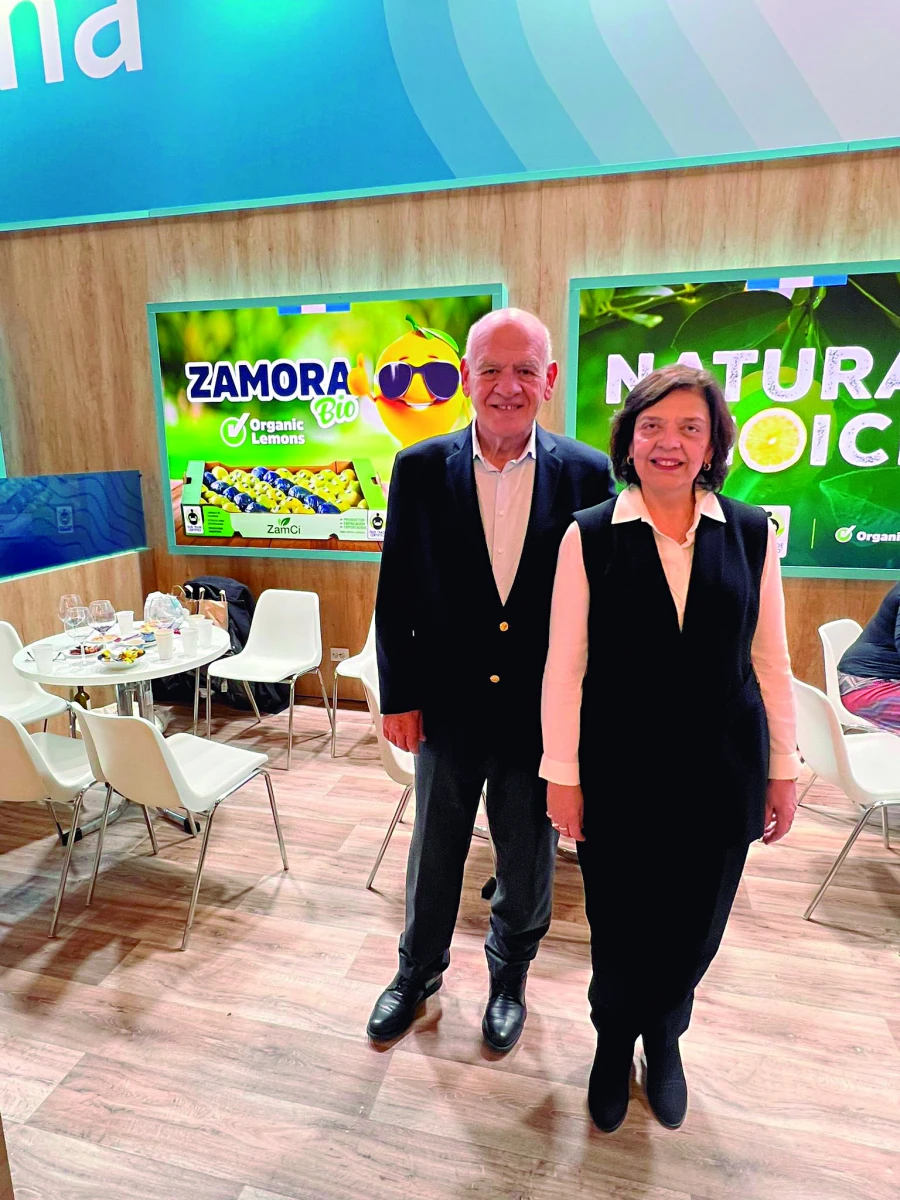 Los fundadores de Zamora Citrus: Juan Zamora y Alicia Pons.