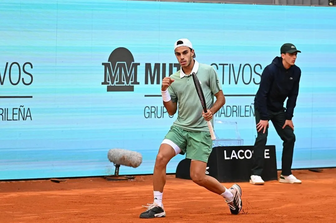 Francisco Cerúndolo y un gran triunfo en Madrid