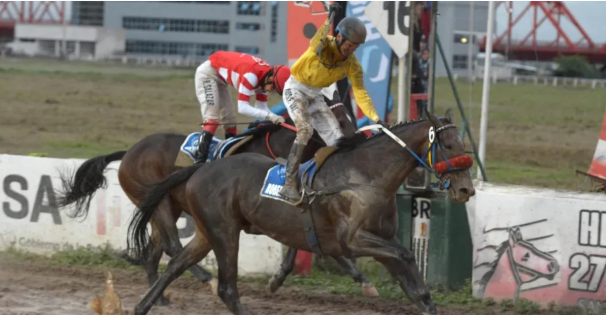Luis Vai, la figura en la jornada turfística santiagueña