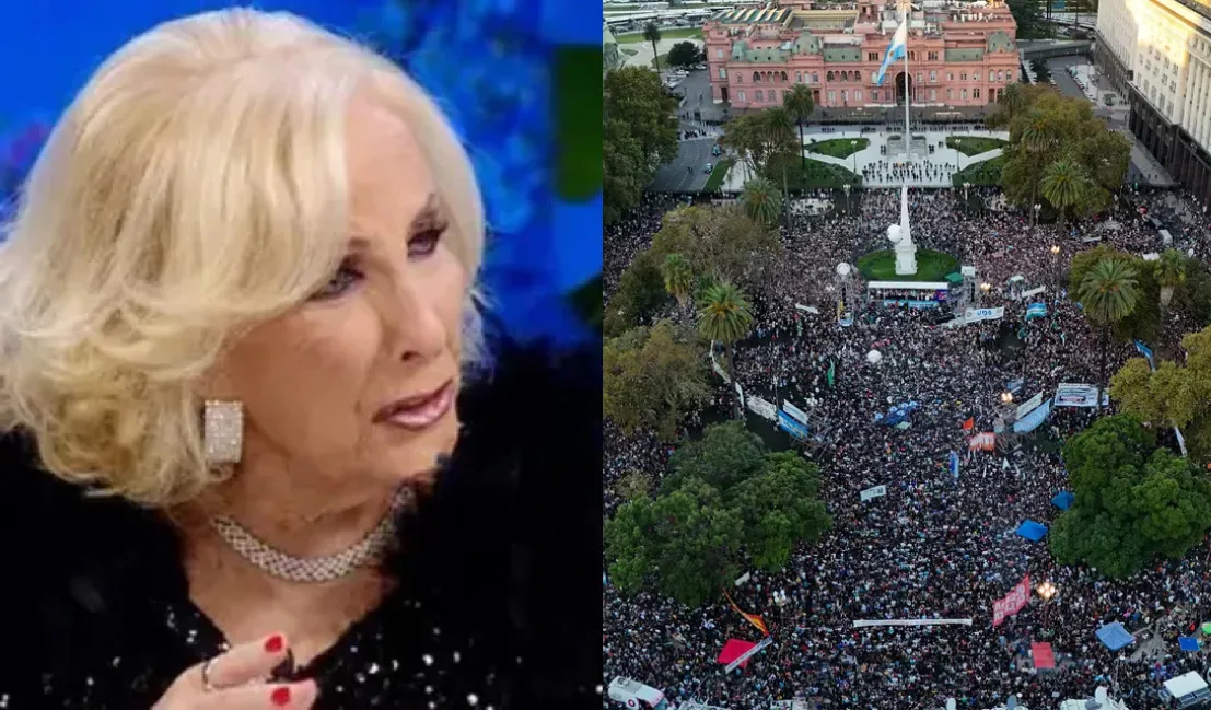 Mirtha Legrand, sorprendida por el impacto de la convocatoria