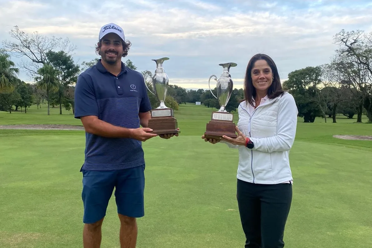 FELICES. Mariano Malmierca y Maica López García vivieron un gran fin de semana en el torneo del Jockey Club.