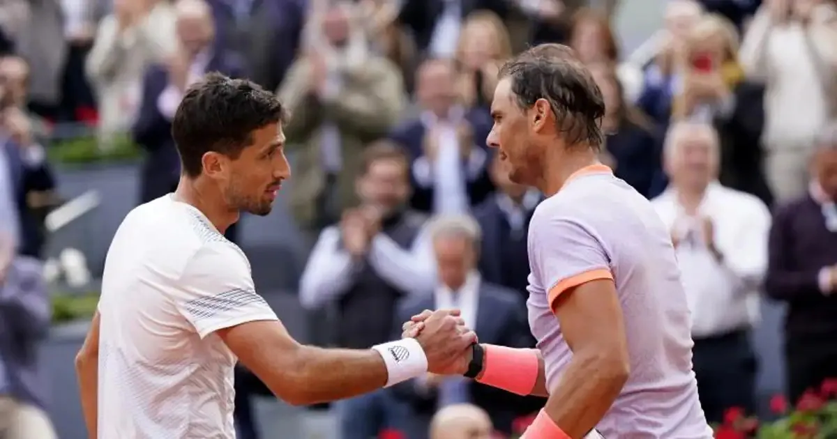 El conmovedor intercambio entre Nadal y Cachín tras su partido en Madrid: “cumpliste mi sueño”