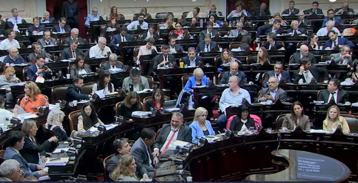 Sesión de Diputados. CAPTURA DE VIDEO