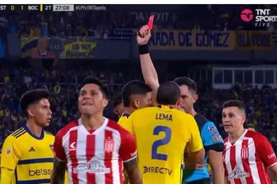El festejo de Enzo Pérez  y el guiño a River en el triunfo de Estudiantes frente a Boca