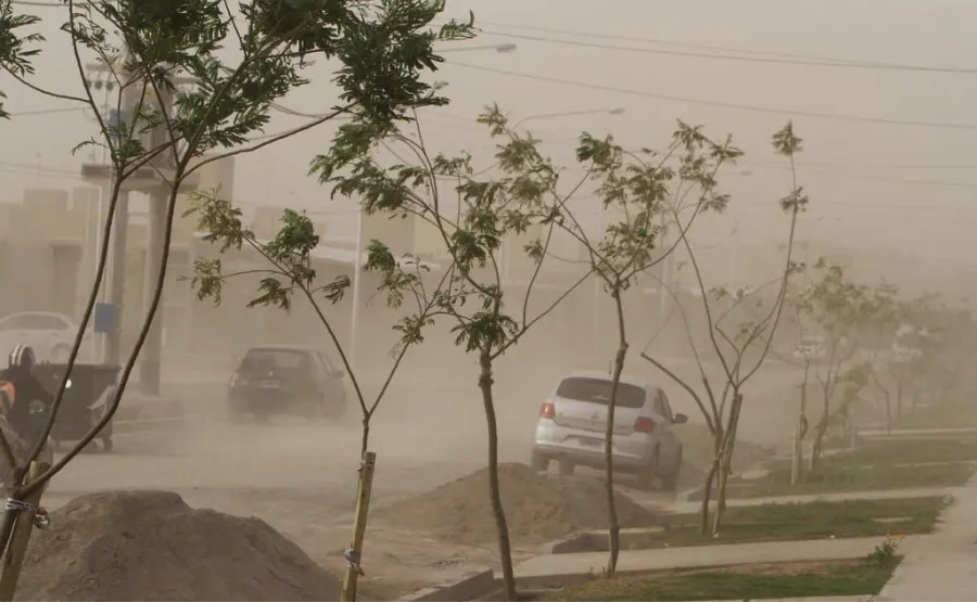 Alerta por vientos fuertes en diferentes puntos del país