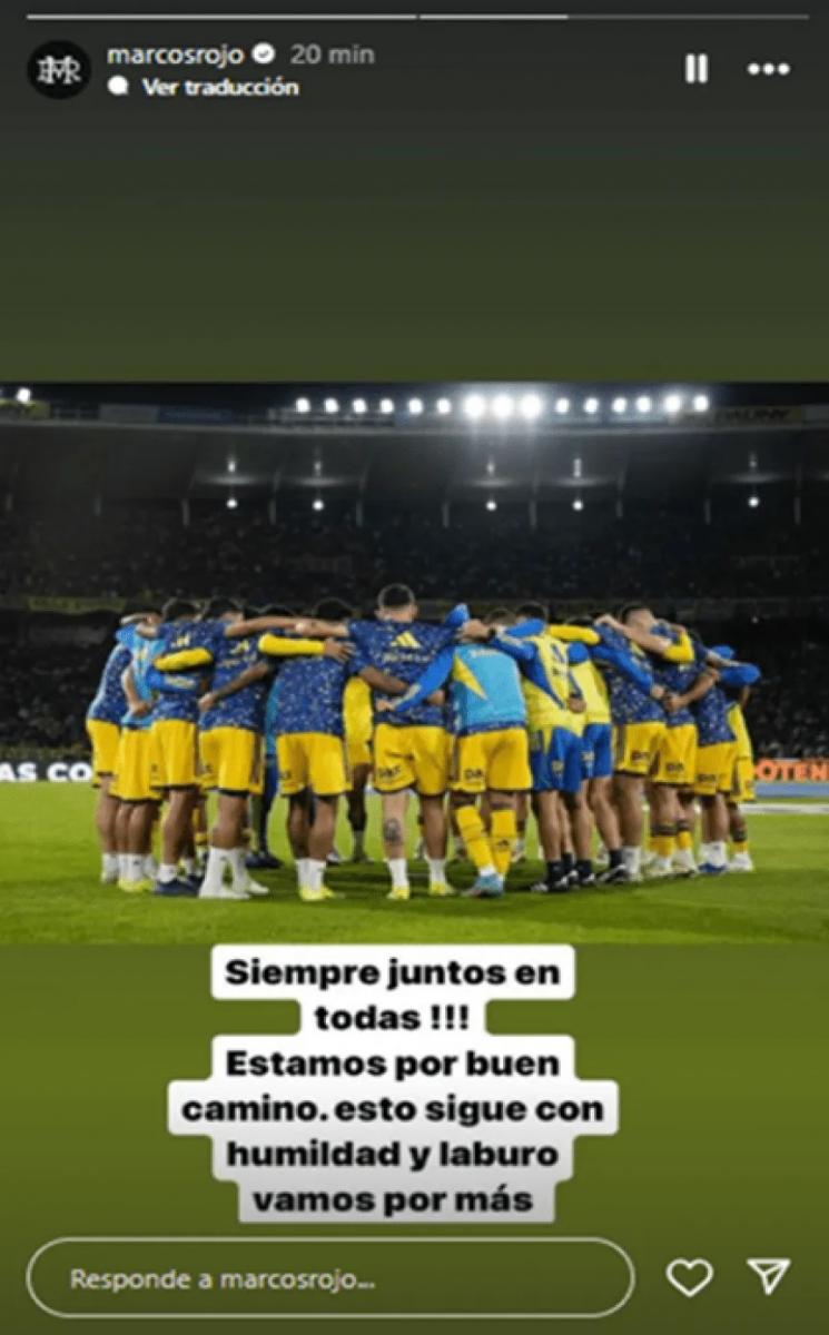 El mensaje de Marcos Rojo tras la eliminación de Boca: “Esto sigue”