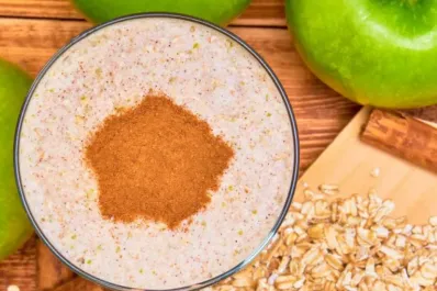 ¡Dale un giro saludable a tu día con estos batidos de avena y manzana!
