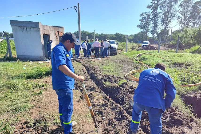 La SAT inició las pruebas en el pozo de agua del barrio Eucaliptus