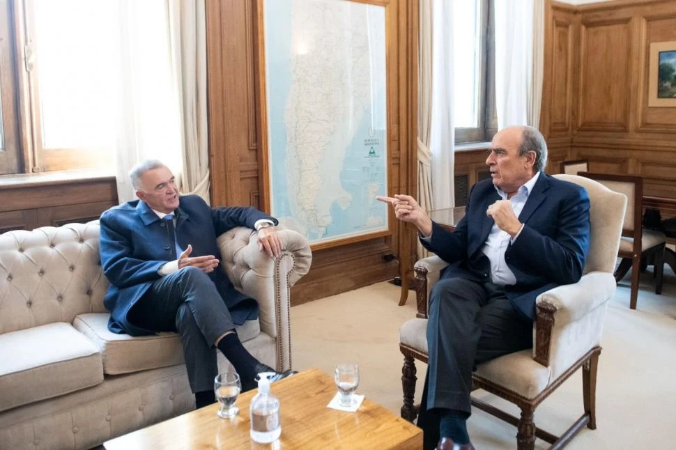 EN BUENOS AIRES. Jaldo visitó al ministro el Interior, Guillermo Francos.