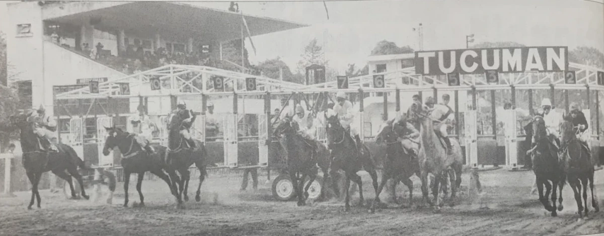 ¡LARGARON! Nueve ejemplares participaron en la última edición del Gran Premio “Regional del Norte”, que se corrió en 1994. El salteño Stormy Dark, que largó desde el número 6, fue el vencedor.