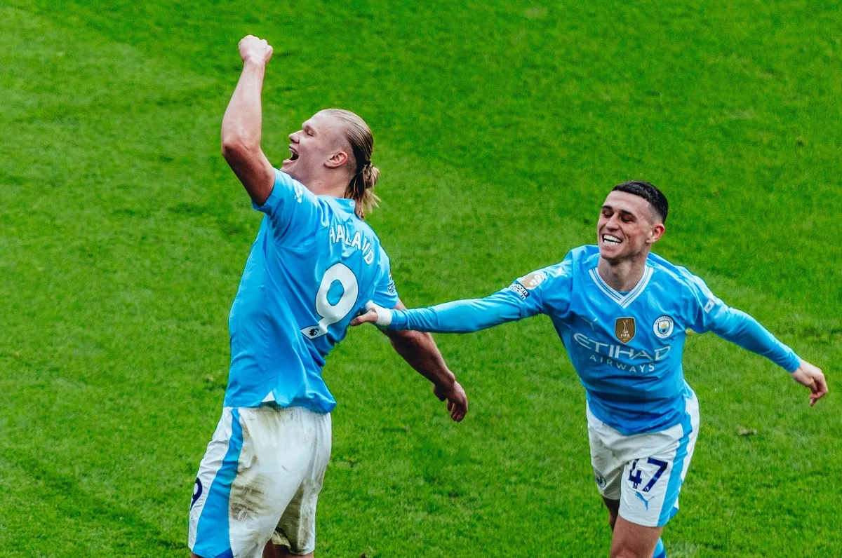 IMPRESIONANTE. Erling Haaland marcó cuatro tantos en menos de una hora para el triunfo de Manchester City, por 5-1. Foto tomada de X.