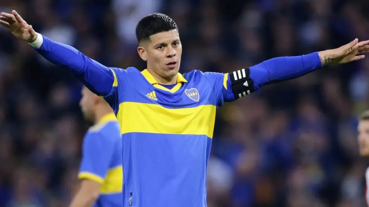 Marcos Rojo, en duda para el duelo de Boca ante Trinidense