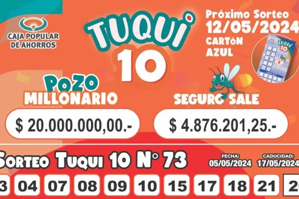 Tuqui 10: un ganador se llevó el pozo millonario