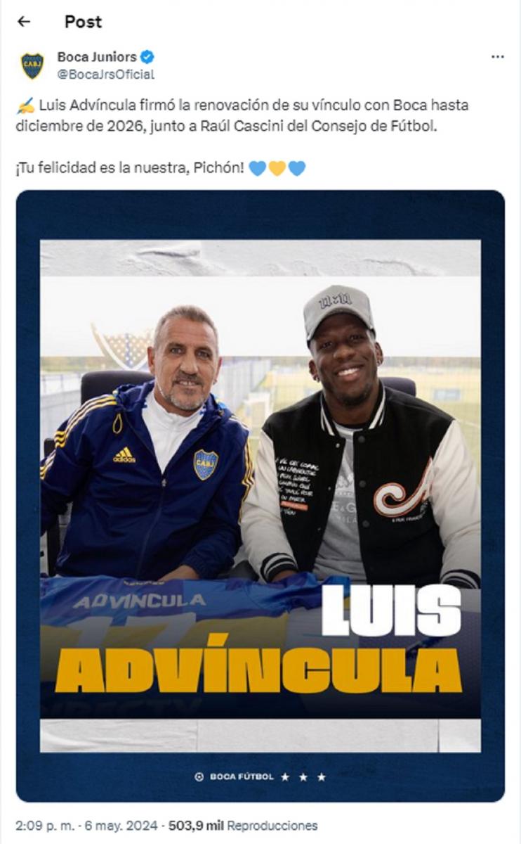 Boca se aseguró la continuidad de una de sus figuras hasta 2026