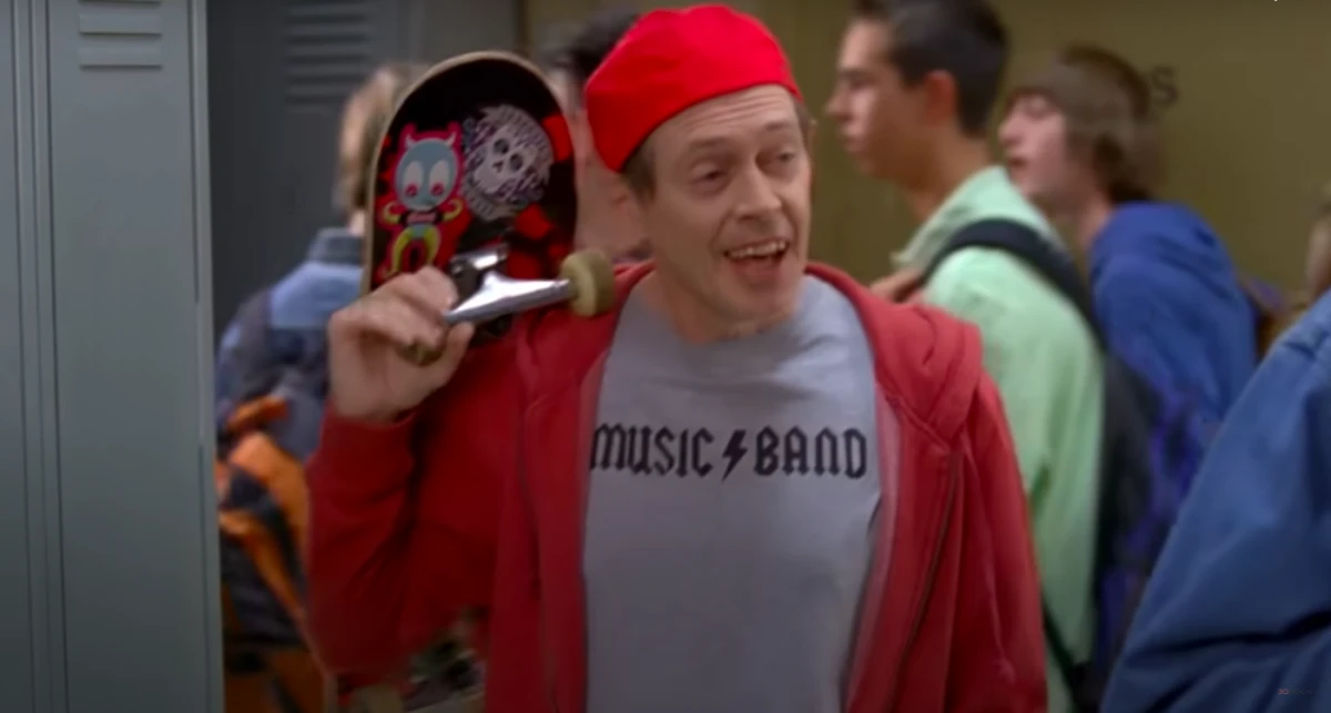 El actor Steve Buscemi en su personaje midoréxico de la telecomedia 30 Rock./CAPTURA DE PANTALLA