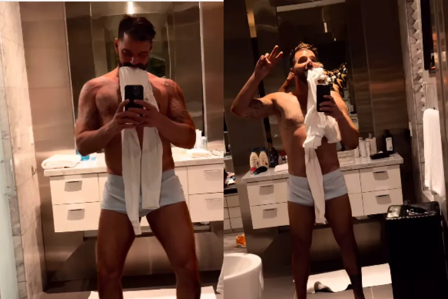 Un video provocativo de Ricky Martin revolucionó las redes. 