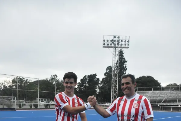 Son padre e hijo y cumplieron el sueño de jugar juntos, en la Primera de hockey de San Martín de Tucumán