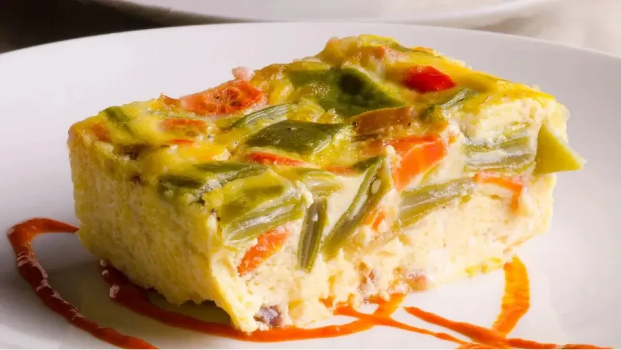 El budín de verduras sin harinas es rico y muy saludable