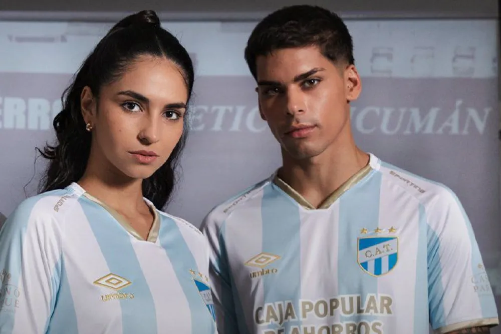 Atlético Tucumán presentó su nueva camiseta.