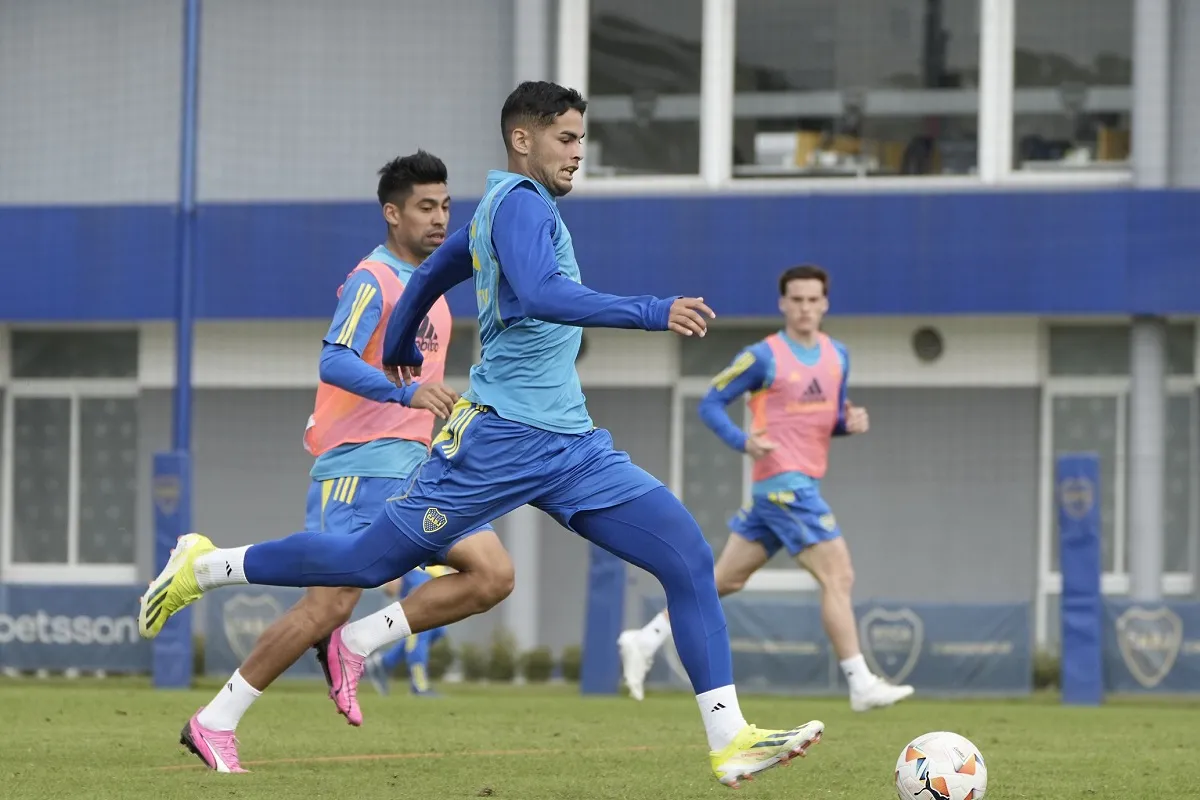 PRÁCTICAS. Boca Juniors se entrenará hoy y mañana por la mañana en Asunción antes de regresar al país.