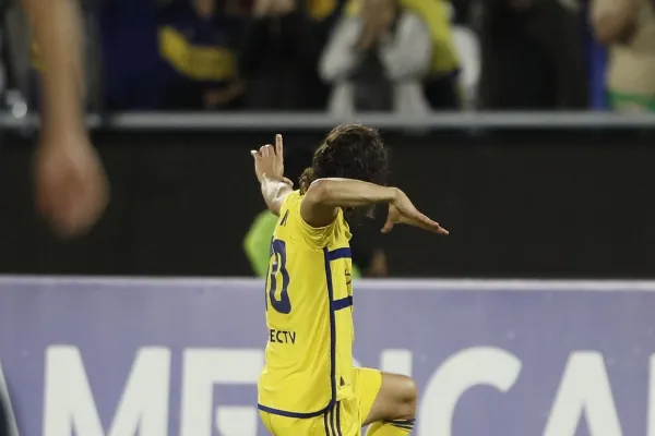 Boca Juniors sonríe en la Copa Sudamericana, con una exquisitez de Edinson Cavani