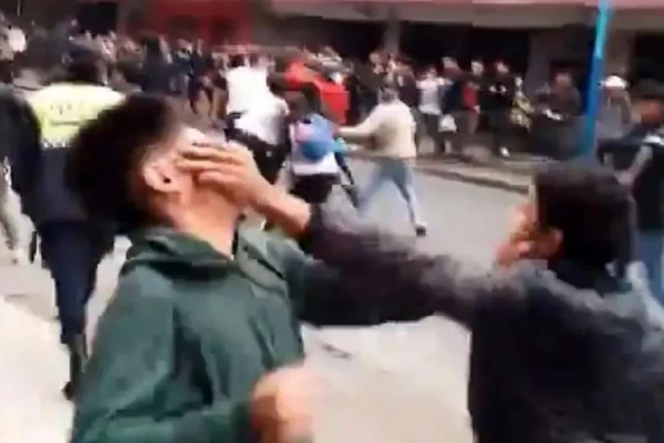 Pelea de estudiantes: Estoy de acuerdo con bajar la edad de imputabilidad a los 14 años, dijo Gerónimo Vargas Aignasse