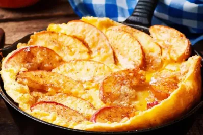 Rápida y económica: cómo hacer la mejor torta de manzanas en una sartén