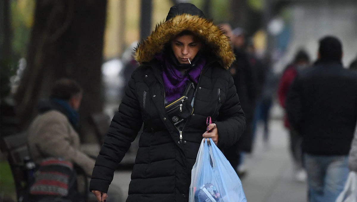 CHUY. La mañana comenzó con lloviznas dispersas y una temperatura de apenas 7 °C.