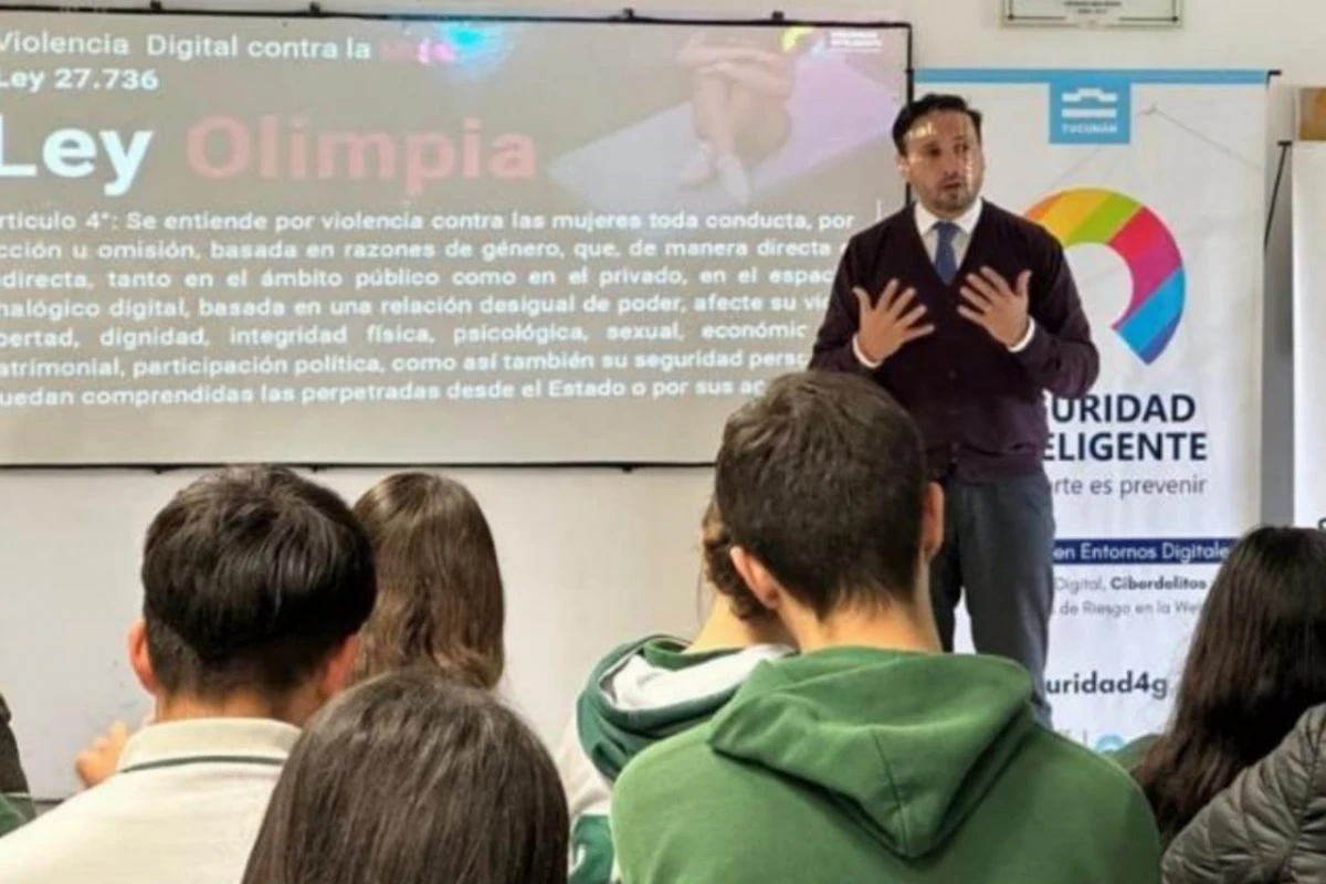 Capacitaron a estudiantes y a docentes para prevenir la violencia digital contra las mujeres