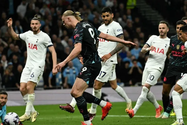 Manchester City venció a Tottenham y está a un paso de coronarse campeón de la Premier League