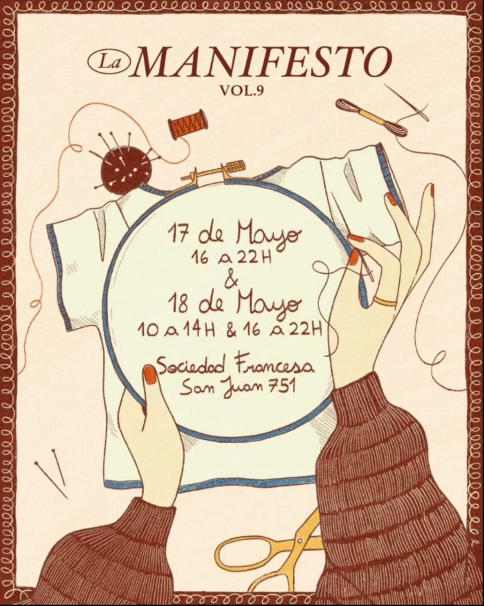 El flyer del evento, realizado por @denis.mar03. /GENTILEZA DE @LAMANIFESTO7